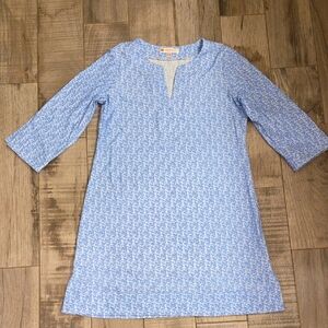 Jude Connally Blue Patterned Top